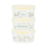 Set 3 boluri ermetice pentru pastrarea hranei Maxi, 300ml, 1 bucata, Badabulle
