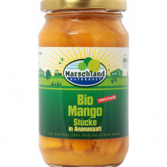 Compot de Mango Jumatati Bio 350 grame / 200 grame Marschland Naturkost