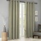 Set draperii din catifea cu inele argintii, Madison, 200x260 cm, densitate 700 g/ml, Hazel Wood, 2 buc