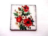 magnet frigider cu maci si margarete 35890