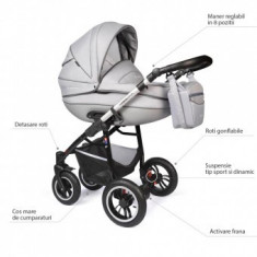 Carucior 2 in 1 Vessanti Crooner Prestige Light Gray foto