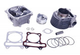 Kit Cilindru Set Motor + Chiuloasa Scuter Chinezesc Gy6 4T 150cc - 57.4mm