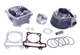 Kit Cilindru Set Motor + Chiuloasa Scuter Chinezesc Gy6 4T 150cc - 57.4mm, TMMP