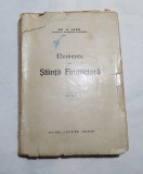 ELEMENTE DE STIINTA FINANCIARA -- Gh. N. Leon -- editia II, 1942