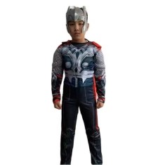 Costum Thor, Halloween, Carnaval, 3-5 ani, 90-110 cm