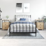 vidaXL Noptiere, 2 buc., stejar sonoma, 44x45x60 cm, lemn compozit