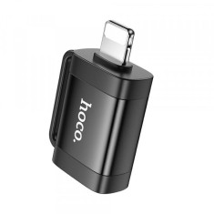 Adaptor OTG Lightning - USB-A HOCO UA31A, Negru