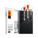 Folie Camera pentru Samsung Galaxy S23 Ultra (set 2) - Spigen Optik.TR EZ FIT - Black