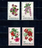 Anguilla 1970 - Flori din Antile, serie neuzata