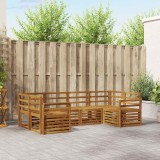 vidaXL Seturi de canapele 6 pcs natural Lemn Solid de Acacia 3375369