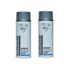 Pachet 2 x Vopsea Spray Brilliante Gri Argintiu uscare rapida RAL 7001 400 ml