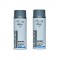 Pachet 2 x Vopsea Spray Brilliante Gri Argintiu uscare rapida RAL 7001 400 ml