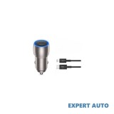 Incarcator auto smart quick charge usb pd 40w type c +cablu lightning iphone cod:xo-cc51-q189a Alta marca Alt model #7
