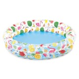 Piscina gonflabila pentru copii, model flamingo si fructe, 1,22 m x25 cm,multicolor, Oem