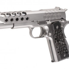 Replica M1911 Hex Cut Silver WE GBB