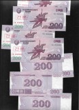Coreea de Nord 200 won 2008 unc specimen pret pe bucata