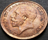 Cumpara ieftin Moneda HALF PENNY - ANGLIA, anul 1917 *cod 4600 = RARA IN ACEASTA STARE!, Europa