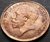 Cumpara ieftin Moneda HALF PENNY - ANGLIA, anul 1917 *cod 4600 = RARA IN ACEASTA STARE!, Europa