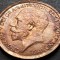 Moneda HALF PENNY - ANGLIA, anul 1917 *cod 4600 = RARA IN ACEASTA STARE!