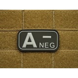 Patch Bloodtype A NEG cauciuc, SWAT JTG