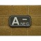 Patch Bloodtype A NEG cauciuc, SWAT JTG