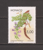 Monaco 1996 - Păstăi și frunze de clopoțel și roșcov uriaș, MNH