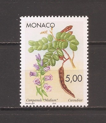Monaco 1996 - Păstăi și frunze de clopoțel și roșcov uriaș, MNH foto