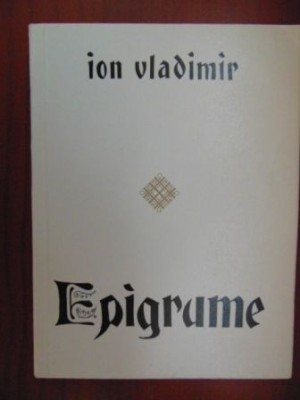 Epigrame-Ion Vladimir foto