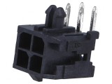 Conector cablu-placă soclu tată Micro-Fit 3.0 4 PIN THT