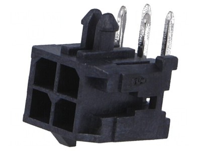 Conector cablu-placă soclu tată Micro-Fit 3.0 4 PIN THT foto