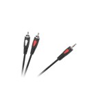 Cablu Jack 3.5 mm la 2x RCA 3m Eco-Line Cabletech