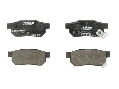 Set placute frana,frana disc HONDA JAZZ III (GE) (2007 - 2013) ABE C24002ABE foto