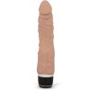 Vibrator Realistic Silicon Bej 21cm, Rezistent la Apa, 7 Vibratii, Stimulare Punct G, Sex Shop