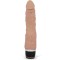 Vibrator Realistic Silicone Classic, Beige, 21 cm