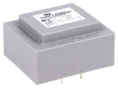 Transformator &amp;icirc;ncapsulat 2,5VA 230V 9V foto