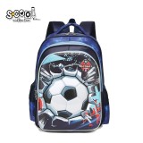 Ghiozdan 3D FOOTBALL, 31x24x41 cm - S-COOL, S-COOL / OFFISHOP