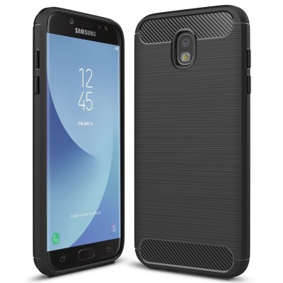Husa SAMSUNG Galaxy J7 2017 - Carbon (Negru) Forcell foto