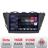 Navigatie Toyota Prius 5 Plus 2012-2020 Android radio gps internet 8 core QLED 2K 16+512 360 Edotec CarStore Technology