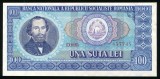 Q542 BANCNOTA 100 LEI 1966 APROAPE NECIRCULATA aUNC