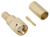 Conector RP-SMA Reverse Mamă Drept 50&Omega; pentru Lipire sau Crimpat