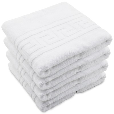Set Prosoape Pufoase Hoteliere, 70cm x140cm, 6 Piese, 100% Bumbac, Densitate 550g/mp, albe foto