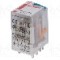 Releu electromagnetic, 24V DC, 6A, 4PDT, serie R4N, RELPOL - R4N-2014-23-1024-WT