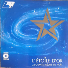 Disc vinil, LP. L'ETOILE D'OR, 22 CHANTS INEDITS DE NOEL. SET 2 DISCURI VINIL-COLECTIV