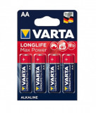 Baterie Varta LongLife Max Power AA R6 1,5V alcalina set 4 buc.