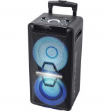 Boxa portabila troler Muse M-1920 DJ, Bluetooth, NFC, Negru