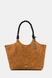 Dkny poșetă PAULA culoarea maro, R53AME48