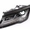 Far Audi A7 (4G), 10.2010-12.2014, partea Stanga, electric, tip bec D3S+LED, fara balast, cu motoras, cu lumini pt curbe, cu becuri, fara unitate con
