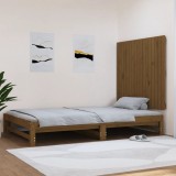VidaXL Tăblie de pat pentru perete, maro miere, 108x3x90 cm 824876