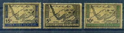 Yemen 1968 Adenauer, Refugees, GOLD, overprint, MNH S.274 foto