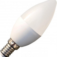 Bec LED lumanare E14 6W 230V lumina naturala Well
